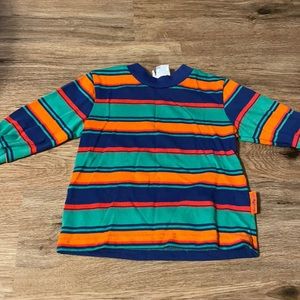 Vintage 90s style thick strip long sleeve